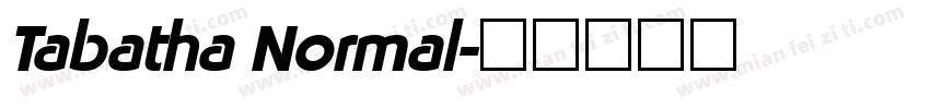 Tabatha Normal字体转换